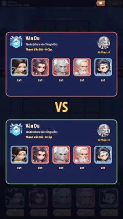 Màn VS trước trận Đấu Pháp